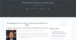 Desktop Screenshot of midwesterngovernors.org
